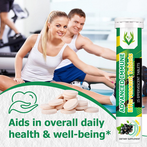 Advanced immune Effervescent Tables Dietary <b>Supplement</b> With Vitamin C and Zinc Aids in Overall Daily Health and Well Being - Product Image 6