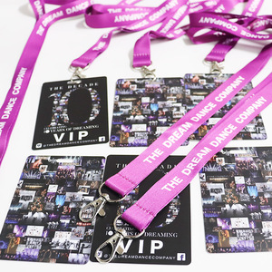Kofei New Trend PVC Double-Sided Employee ID Card Neck Lanyard Custom Advertising Event VIP Pass