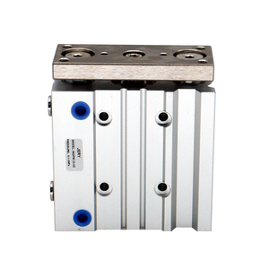 SMC loại ba trục Rod Hướng Dẫn Hành động kép mgpm loạt nhỏ gọn khí nén xi lanh không khí Gripper - Product Image 1