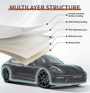فيلم حماية طلاء السيارات C5TOPFILM بضمان 10 سنوات، جودة أمريكية، فائق المقاومة للماء، ذاتي الإصلاح الفوري، فيلم <span class=keywords><strong>TPU</strong></span> PPF، لفة فيلم <span class=keywords><strong>TPU</strong></span> للسيارات - Product Image 2