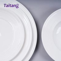 Fabricant de céramique chinois, fournisseur d'ensembles de tasses à café et d'assiettes, vaisselle en porcelaine blanche