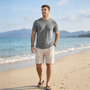 <span class=keywords><strong>T</strong></span>-Shirt Casual Personalizzata di Alta Qualità con Stampa Sublimatica e Serigrafica, 180gsm <span class=keywords><strong>TC</strong></span>, Logo ed Emblema, Comoda e Traspirante - Product Image 3