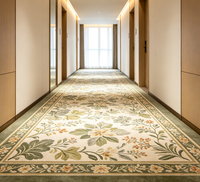 Moquette Mur-à-Mur Commerciale à Motif Personnalisé, Rouleau Complet Durable pour Hall d'Hôtel, Couloir, Mosquée, Projet Religieux