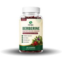 Gummies à la berbérine et à la cannelle, saveur naturelle, soutien immunitaire et digestif, complément de berbérine, service OEM ODM, fourniture directe usine