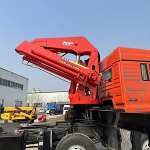 เครนรถบรรทุกพับได้3ส่วนเครนติดตั้งบนรถบรรทุกควบคุมระยะไกล3.2ตัน - Product Image 4