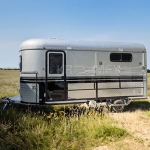 Remorque à chevaux droite pour 2 chevaux de course, chargement et déchargement faciles, vente chaude - Product Image 5