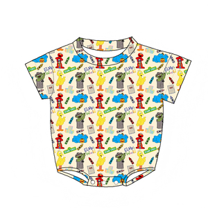 Baju Merangkak Bayi RTS, Kaos Bambu Bayi, Romper Balita Lengan Pendek, Onesie Motif Kartun, Piyama Bayi Baru Lahir, Baju Merangkak Anak - Product Image 1