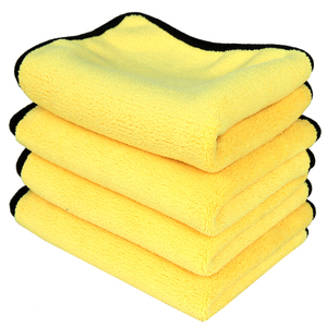 Serviettes de lavage de voiture 1000gsm jaune gris <span class=keywords><strong>orange</strong></span> personnalisé épaissir peluche corail <span class=keywords><strong>serviette</strong></span> de lavage de voiture microfibre chiffon de nettoyage de voiture - Product Image 1