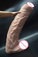 FAAK 66*15.5cm Super Huge Silicon Dildo Fake Penis