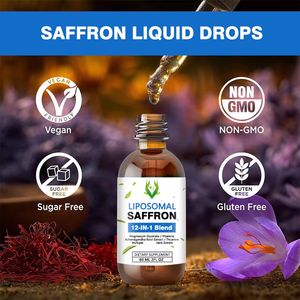 Líquido de azafrán liposomal al por mayor de alta calidad con vitamina D3 B12 mejora el sistema inmunológico y aumenta la vitalidad - Product Image 4