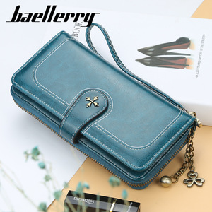 Portefeuille pour femme Baellerry en cuir PU, grande capacité, avec boucle, pour un usage quotidien - Product Image 1