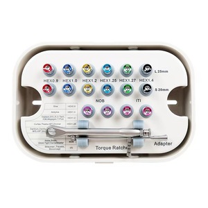 Стоматологический набор для имплантации MC Dental Implant <span class=keywords><strong>Prosthetic</strong></span> Kit MC-ZZXF: универсальный динамометрический ключ с кейсом, гарантия 1 год, класс II - Product Image 1