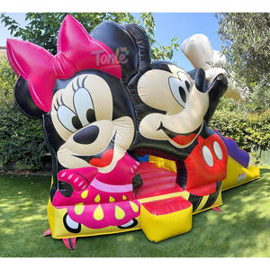 Château gonflable commercial Mickey Mouse pour enfants, fête, adorable trampoline gonflable, <span class=keywords><strong>jouet</strong></span> château gonflable - Product Image 4