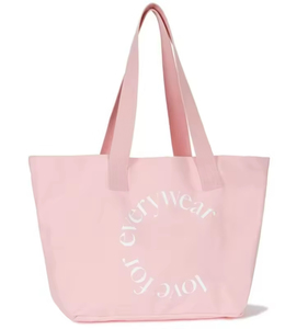 Chất Lượng Cao Thân Thiện Với Môi Có Thể Gập Lại Lớn Allover In Ấn Vải Tote Vai Túi Tote Túi Tùy Chỉnh Tình Yêu Màu Hồng Bông Túi Vải - Product Image 6