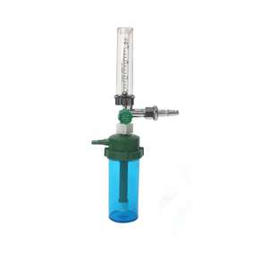 Oxy tốt Flow Meter Wall Mount giá brass cơ thể đôi oxy lưu lượng kế y tế khí oxy lưu lượng kế với độ ẩm chai - Product Image 1