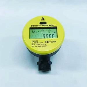 มิเตอร์น้ำอัจฉริยะไนลอนไมโครอัลตราโซนิก DN 15 สำหรับใช้ในบ้าน LoRaWAN NB-IoT 4G GPRS IP68 Class B R250/ R400 OEM ระบบจัดการระยะไกล - Product Image 1