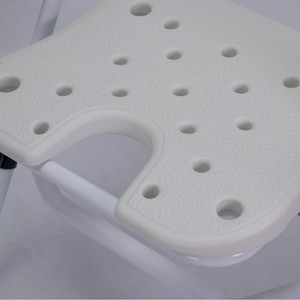 Chaise de douche pliante en alliage d'aluminium antidérapante pour personnes âgées et handicapées, équipement de sécurité pour salle de bain - Product Image 2