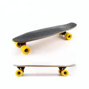22 Zoll Holz Skateboard mit Pu Rad lange Bord für Kinder und Erwachsene