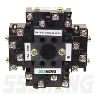 PC12-21D801-54 UHL3,10A, IP54, avec couvercle de protection, sans boutons, réinitialisation automatique, interrupteur croisé PK12-21D801-54