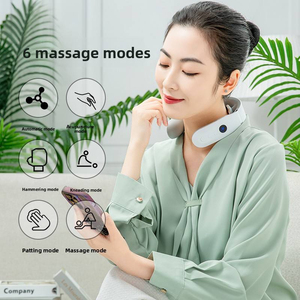 Wholesale U Shape Neck Massager Cordless Electric Pulse Heated Neck Massage Machine Gift Box Set OEM ODM - Product Image 2