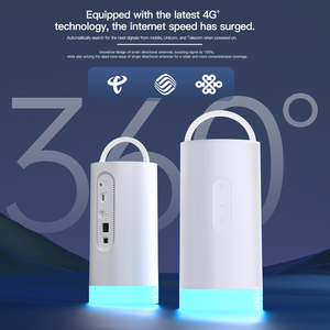 4G CAT7 CPE thiết bị 300Mbps tốc độ cao tải về băng tần kép Wifi 10000mAh Pin với chức năng chiếu sáng nhà doanh nghiệp <span class=keywords><strong>Router</strong></span> - Product Image 4