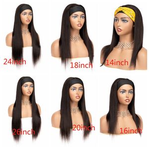 Perruque bandeau Originea sans colle, <span class=keywords><strong>cheveux</strong></span> humains brésiliens vierges Remy, lisses et soyeux, bouclés Jerry, fabriquée à la machine pour femmes noires - Product Image 5
