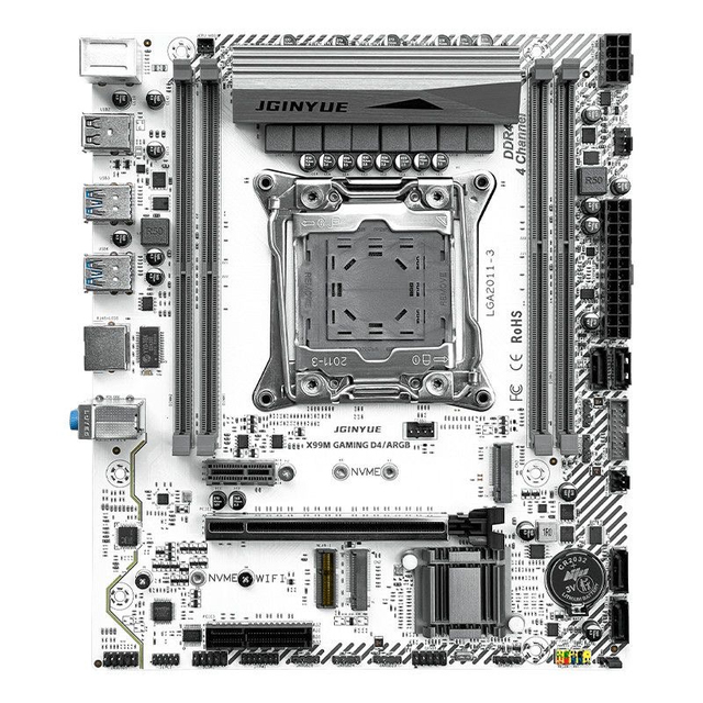 Good Price X99M GAMING D4 ARGB Motherboard Kit E5 2680V4 CPU DDR4 2*16G 2133MHz RAM Motherboard with Processor Combo