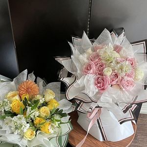 Papier d'emballage pour bouquet de fleurs fraîches, papier floral, matériel pour fleuristes, cadeaux - Product Image 1