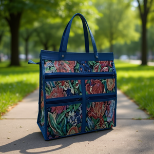 Borsa tote per la spesa MNJ Tapestry 02099 con design floreale per l'uso quotidiano - Product Image 2