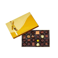 Fermeture de luxe personnalisée Saint Valentin Bonbons sucrés Dates Cadeau Boîtes d'emballage de chocolat avec plateau d'insertion