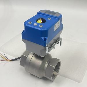 Válvula de Bola Eléctrica Modulante de 2 Vías ModbusRS485 DN25 1 pulgada Ss304, Válvula de Control de Flujo Motorizada Proporcional 4-20mA/0-10v - Product Image 5