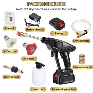 Nettoyeur haute pression sans fil pour voiture, batterie lithium 24V, pistolet de lavage de voiture sans fil, pistolet à eau portable, nettoyeur haute pression pour voiture - Product Image 4