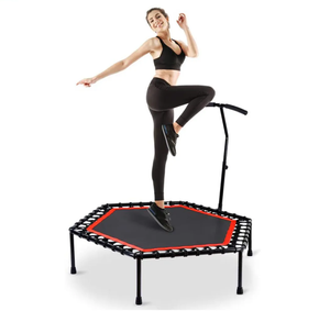 2023 Mini Trampoline silencieux et facile à assembler, entraînement <span class=keywords><strong>Cardio</strong></span> à saut élastique pour enfants en plein air - Product Image 2