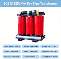 Transformador Trifásico Seco SCB13 de 1250 kVA, 10 kV / 0.4 kV, Transformador de Distribución de Resina Epoxi Fundida