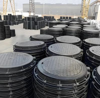 Couvercles de puits en fonte ductile pour système de drainage et usage extérieur, anti-corrosion, durables et nécessitant peu d'entretien