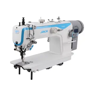 JACK 2060G Machine à point synchrone à verrouillage automatique Machine à coudre à pied-de-biche adaptée au cuir et aux tissus lourds