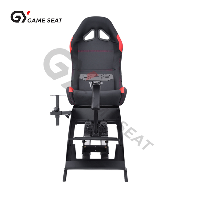 GY046 Customized Pedal Mount Sim Racing Rig Simulator Sim Game Racing Simulator Seat for Logitech G25,G27,G29,G92,PXN