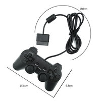 Control de Juego con Cable OEM para Consola PS2, Joystick Analógico de Doble Vibración, Gamepad Ergonómico para Sistema de Juegos PS2, Plug and Play