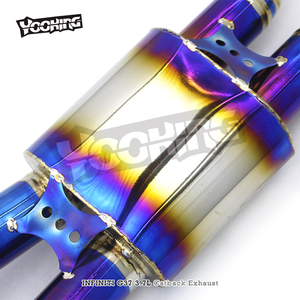 Échappement Catback OEM Valvetronic pour Infiniti G37 3.7L 2010-2021 Système d'échappement en titane avec clé de télécommande - Product Image 3