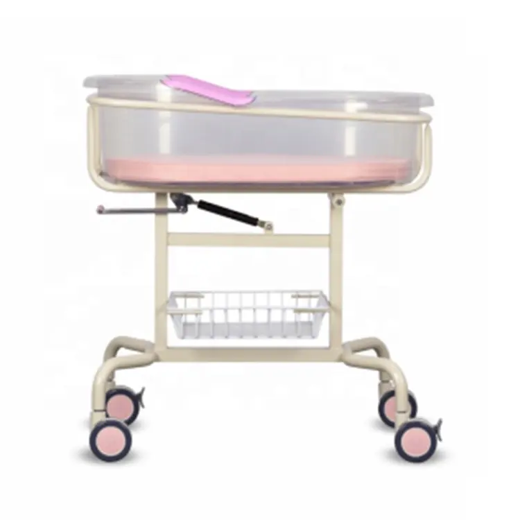 New style ABS material Hospital baby cot Multifunction infant bed with Mattress in stock
