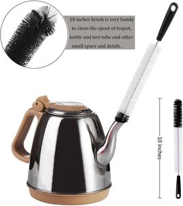 5-Pack <b>Long</b> <b>Handle</b> Cleaning <b>Brushes</b> Set for Narrow Wine/Bee/Thermos/Flask Lid Bottle <b>Brush</b> - Product Image 3