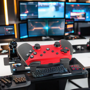 HONSON <span class=keywords><strong>Gaming</strong></span> <span class=keywords><strong>Joystick</strong></span> Vibration Motor Gamepad para Switch Pro Controller Wireless BT HS-SW520C 6 Meses CN;GUA NFC - Product Image 2
