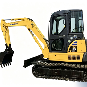 Miniexcavadora Komatsu PC55MR Usada, 5.5 Toneladas, Modelo 2019, con Motor, Caja de Cambios, Bomba de Engranajes, PLC, Motor, Capacidad de Cucharón de 0.2m, Precio Bajo - Product Image 1