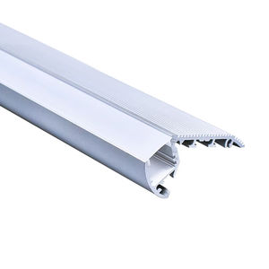 PERFECT Non-waterproof High Quality 67*27mm 6063-T5 Anodized Silver Stair Step LED <b>Aluminium</b> <b>Profile</b> - Product Image 1