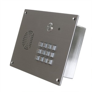 Hands-Free SIP Analog GSM hệ thống <span class=keywords><strong>intercom</strong></span> cho xây dựng căn hộ âm thanh điện thoại bàn phím thang máy khẩn cấp thang máy điện thoại - Product Image 4