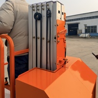 7,5 m Kendinden Tahrikli Elektrikli Dikey Mastlı Platform Depo Bakım Kiralama İçin