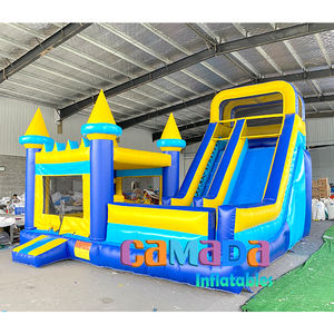 Castillos hinchables combinados de gorila inflable de PVC grande de uso comercial con paseo y tobogán de Luna saltarina para comprar - Product Image 3