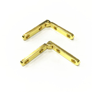 De oro brillante L bisagra <span class=keywords><strong>para</strong></span> caja de joyería de madera - Product Image 2