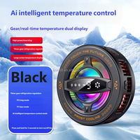 Radiator Magnetik Terlaris 4-Kecepatan dengan Layar Kontrol Suhu, Pendingin Ponsel untuk iPhone Android