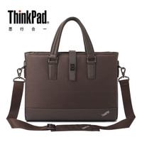 Tas Laptop Asli Lenovo TL620 ThinkPad X13/X280/T14/T14P Tas Tangan Laptop 13-14 Inci Tas Bahu Coklat Bisnis Sederhana